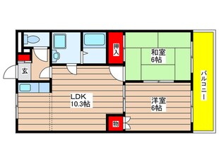 フォレスト赤池の物件間取画像